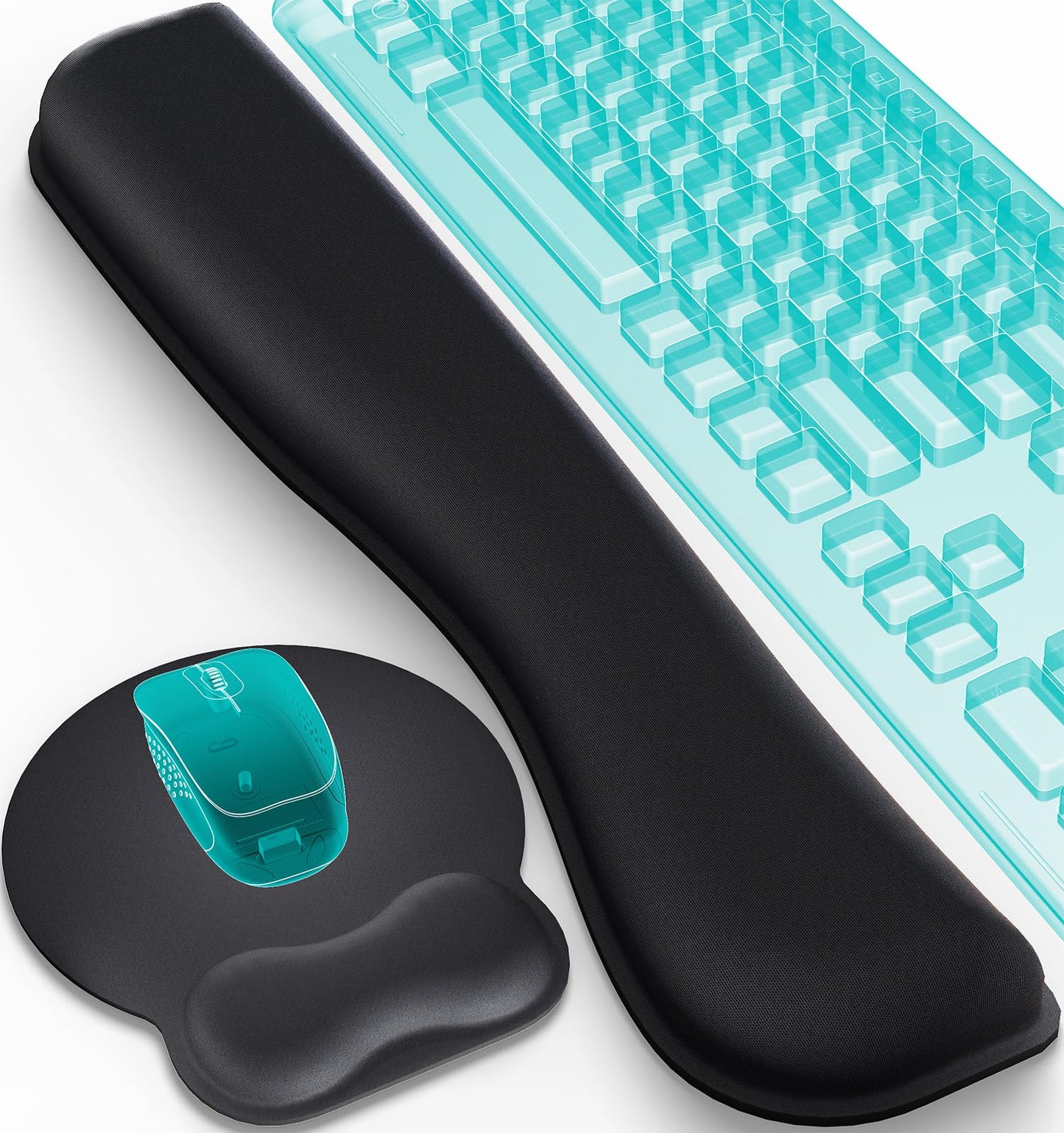 Wrist Rest with Ergonomic Mouse Pad - Memory Foam Desk Cushion for Carpal Tunnel by Everlasting Comfort - FocusAid Essentials: Empowering ADHD Living